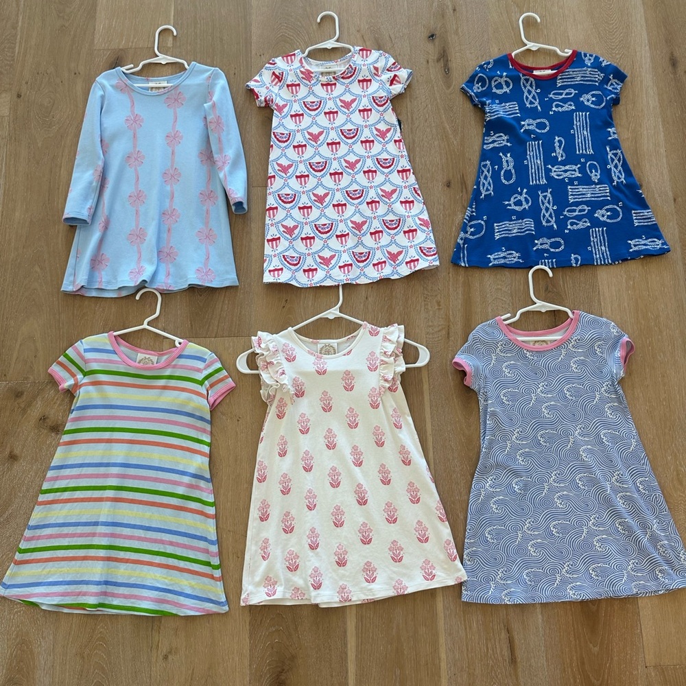 The Beaufort Bonnet Co TBBC polly play dress lot. Sizes 4-6. Like New!